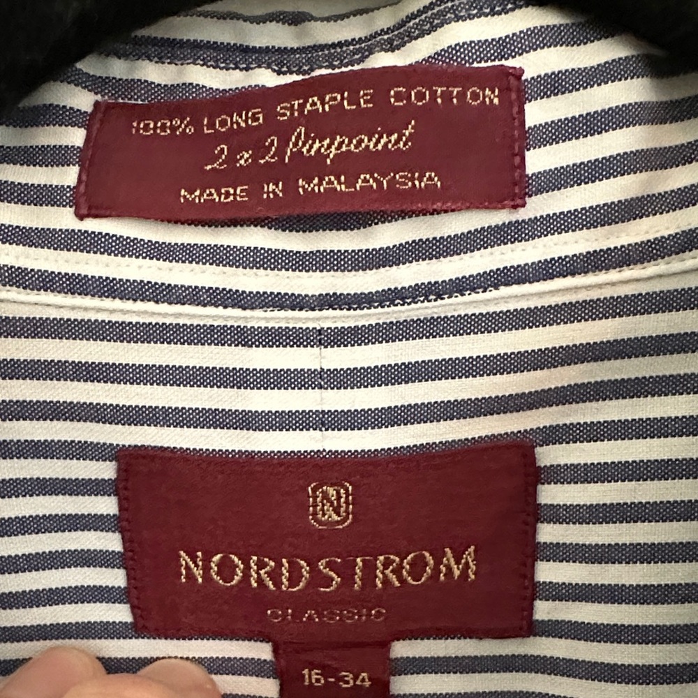 Nordstrom Striped Button-Down Shirt View 3